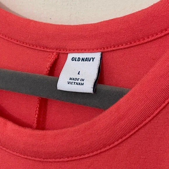 Old Navy Bundle Of 2 Jersey Knit Dresses ~ Teal & Coral ~ Women’s Size Large - Picture 7 of 16